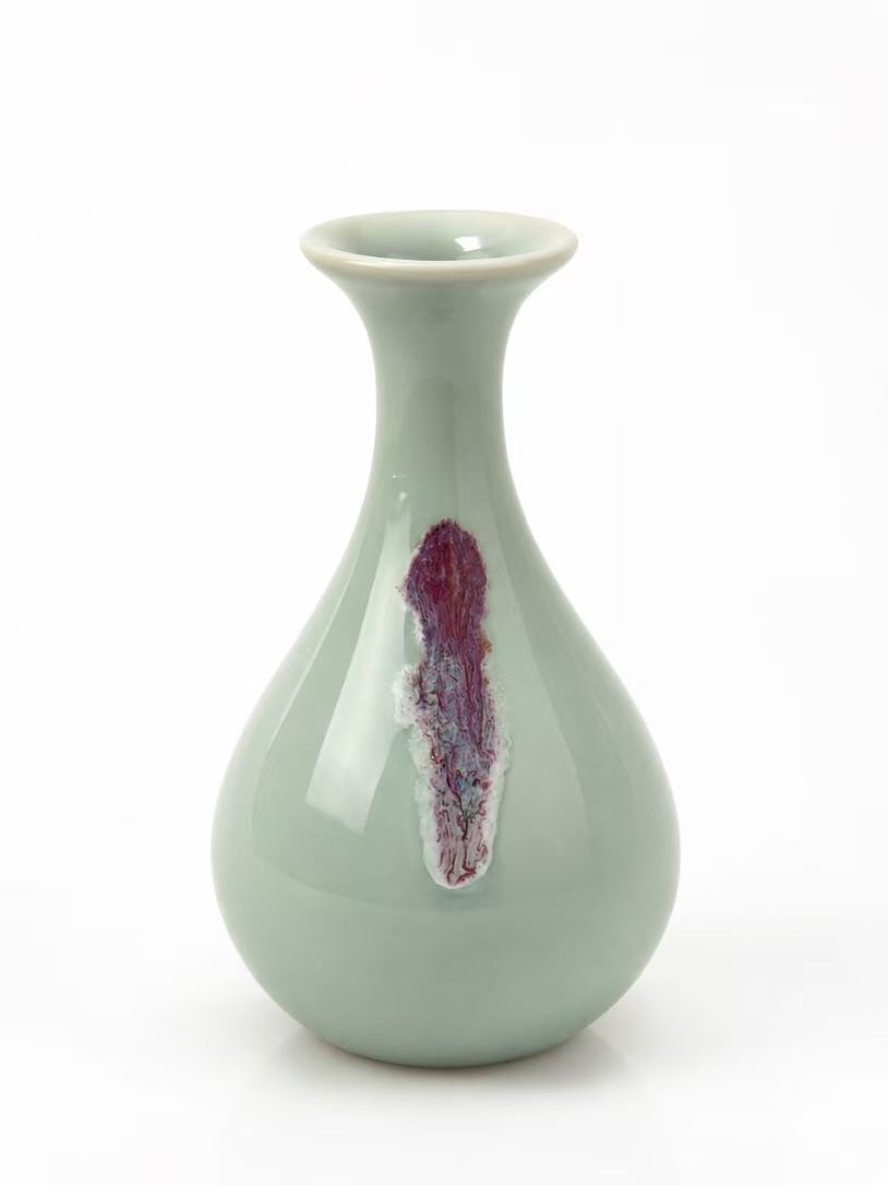 longquan celadon vase – rosy cloud vase longquan celadon vase – rosy cloud vase