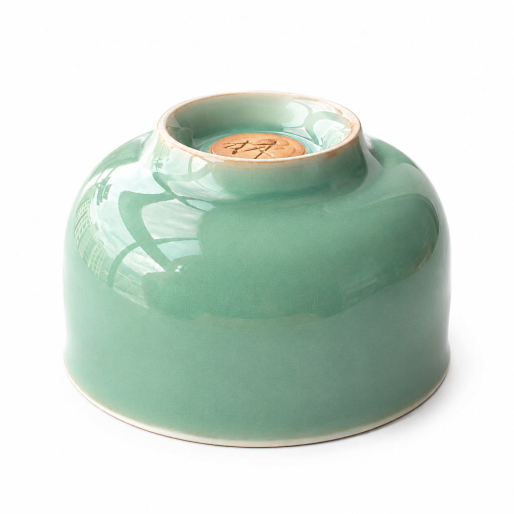 Longquan celadon Stillness Tea Cup detail image
